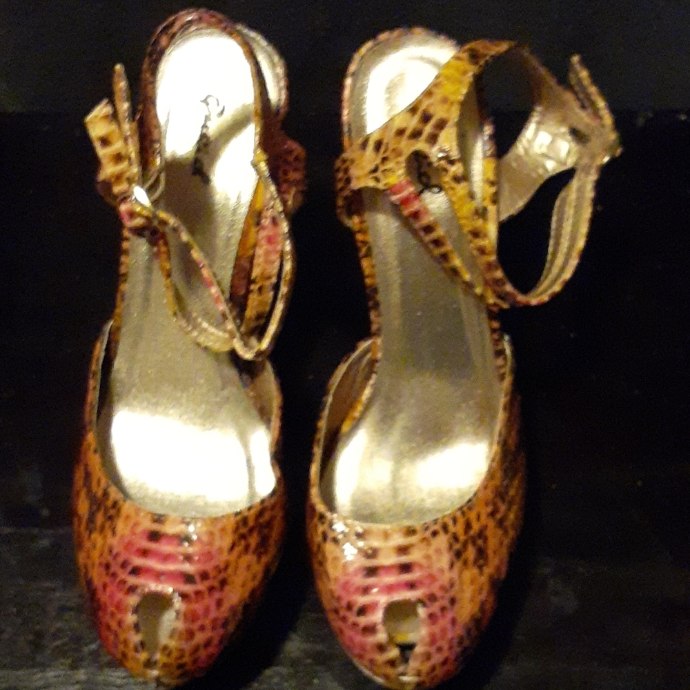 Qupid double strap stilettos